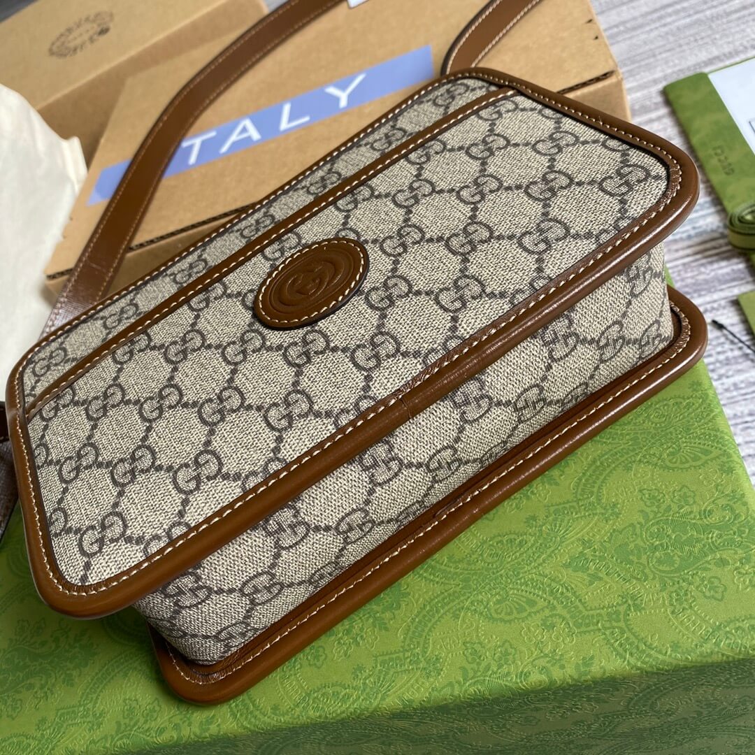 GC658551 shoulder bag black/pvc?brown/pvc