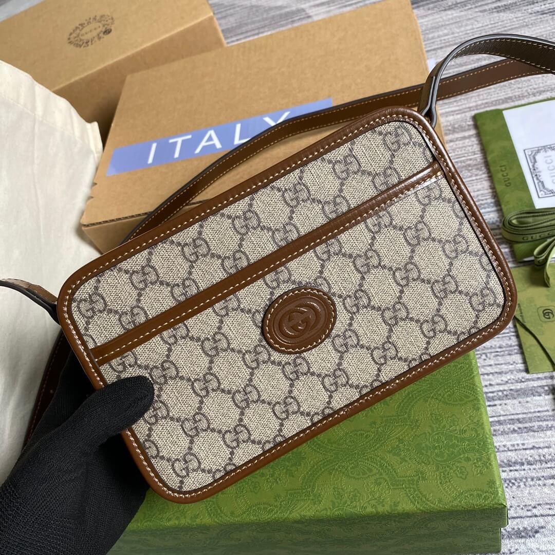 GC658551 shoulder bag black/pvc?brown/pvc
