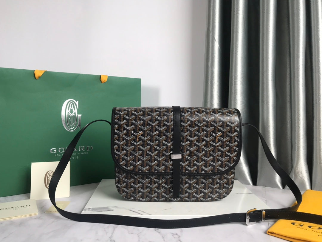 BELVEDERE MM BAG 28CM BLACK CANVAS Amelia