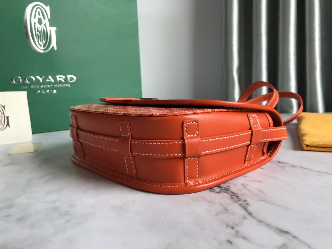 BELVEDERE MM BAG 28CM ORANGE CANVAS Amelia
