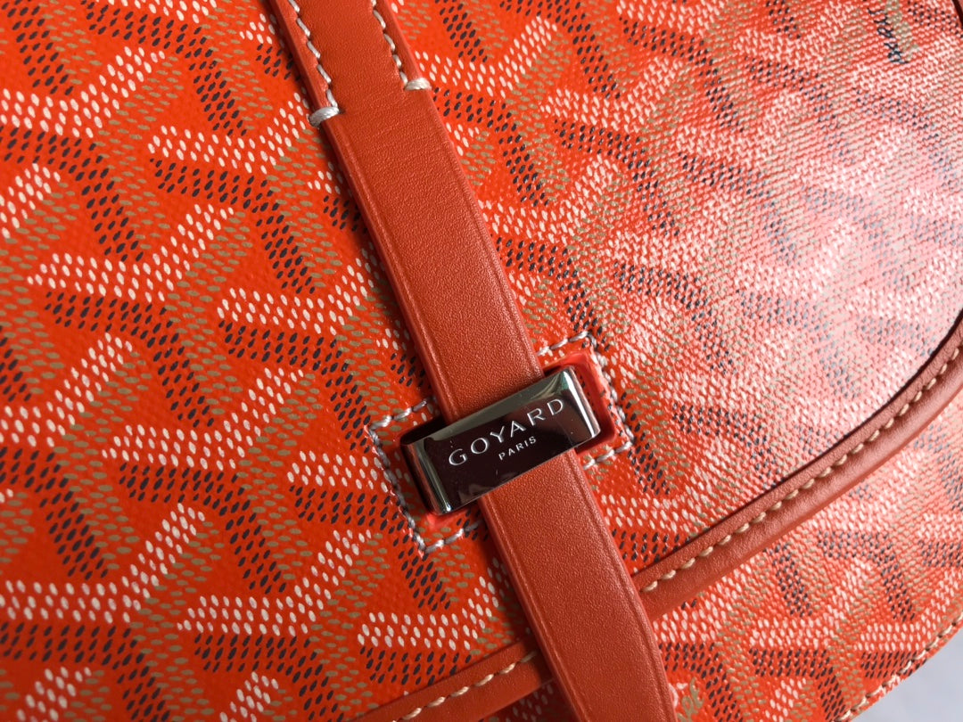 BELVEDERE MM BAG 28CM ORANGE CANVAS Amelia