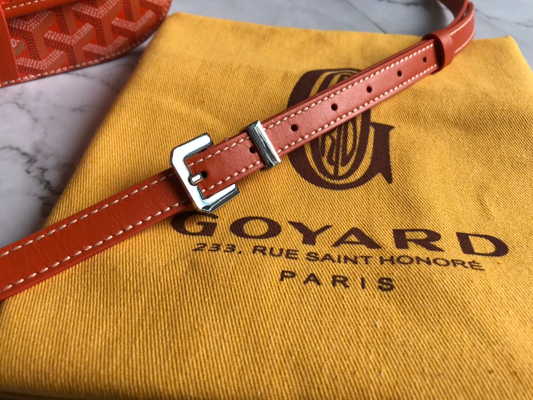 BELVEDERE MM BAG 28CM ORANGE CANVAS Amelia