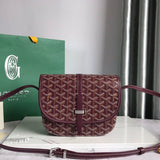 BELVEDERE PM BAG 21CM BURGUNDY CANVAS Amelia Amelia