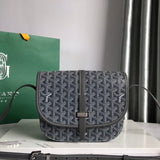 BELVEDERE PM BAG 21CM GREY CANVAS Amelia