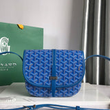 BELVEDERE PM BAG 21CM SKY BLUE CANVAS Amelia Amelia
