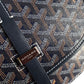 BELVEDERE PM BAG 21CM NAVY BLUE CANVAS Amelia Amelia
