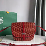 BELVEDERE PM BAG 21CM RED CANVAS Amelia Amelia