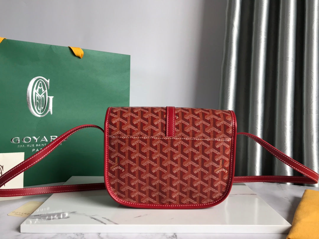 BELVEDERE PM BAG 21CM RED CANVAS Amelia