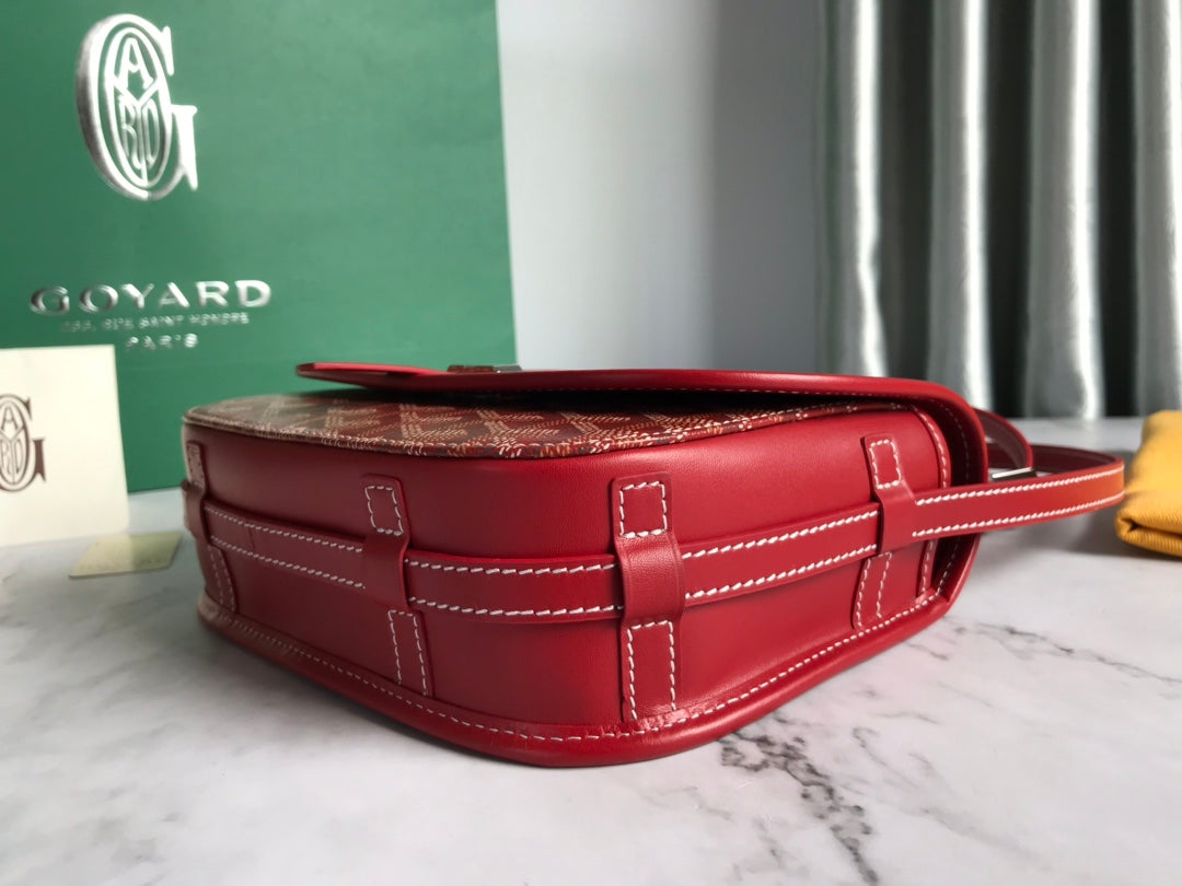 BELVEDERE PM BAG 21CM RED CANVAS Amelia