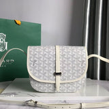 BELVEDERE PM BAG 21CM WHITE CANVAS Amelia Amelia