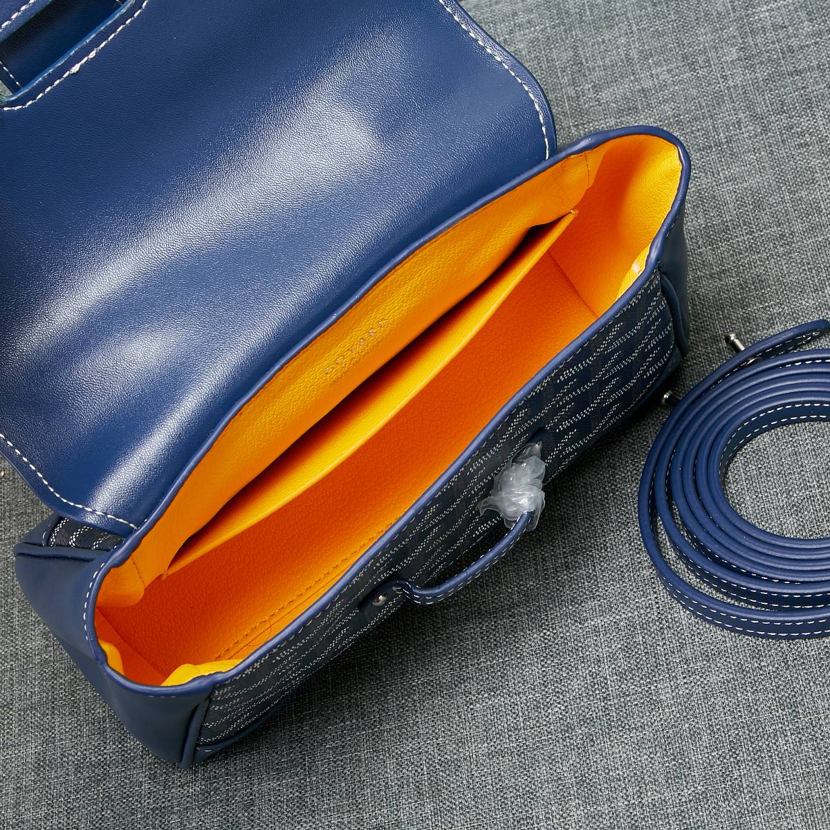 SAIGON SOUPLE MINI BAG DARK BLUE CANVAS Amelia Amelia