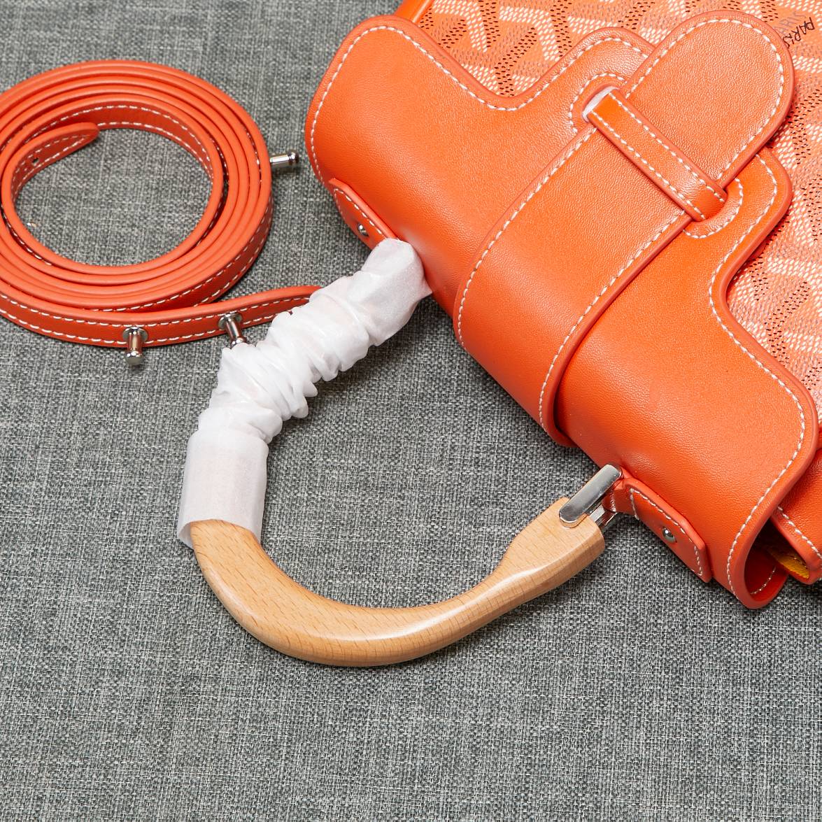 SAIGON SOUPLE MINI BAG ORANGE CANVAS Amelia
