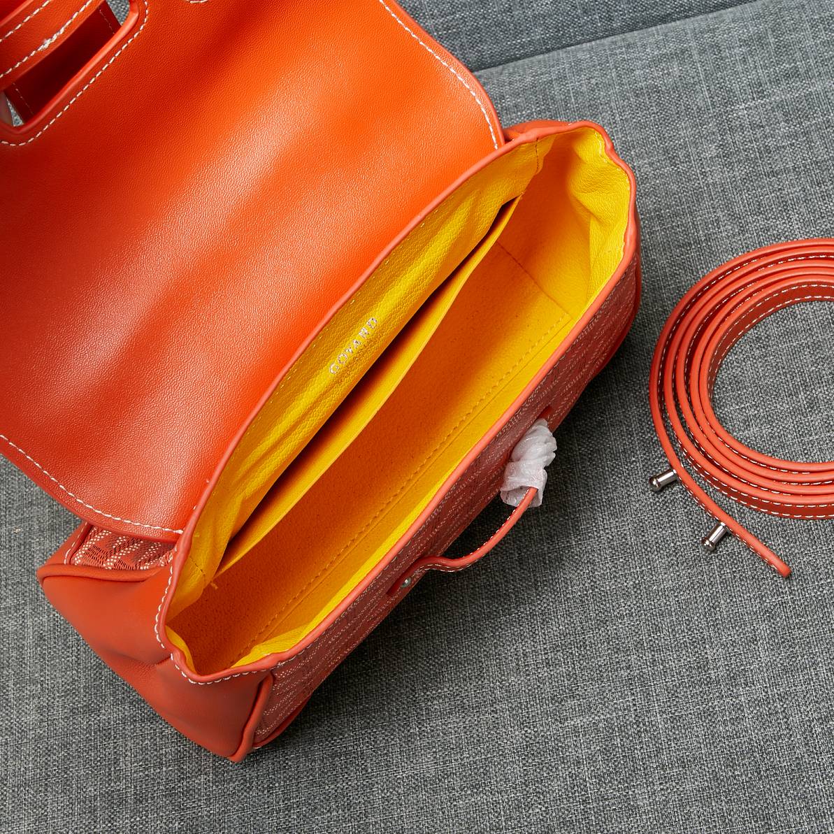SAIGON SOUPLE MINI BAG ORANGE CANVAS Amelia Amelia