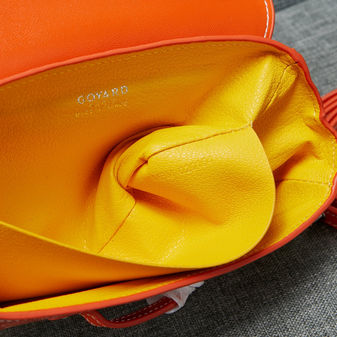 SAIGON SOUPLE MINI BAG ORANGE CANVAS Amelia