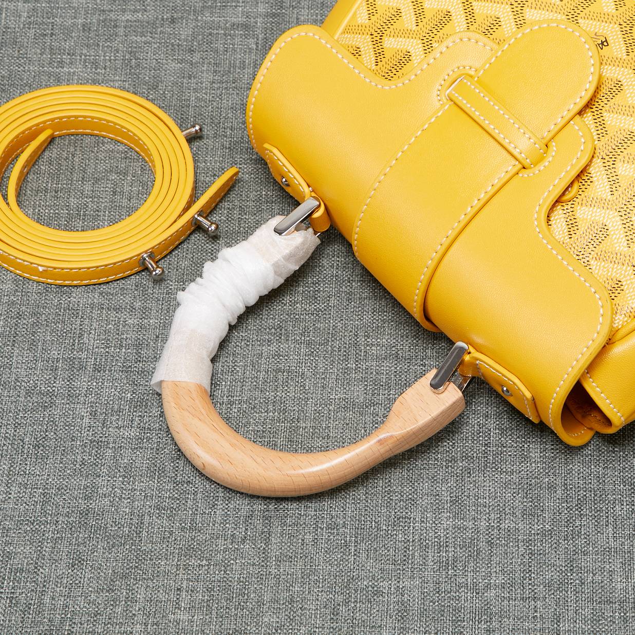 SAIGON SOUPLE MINI BAG YELLOW CANVAS Amelia Amelia