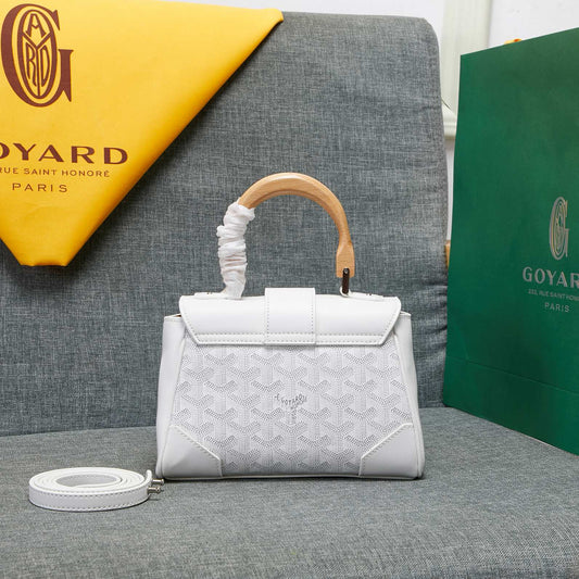 SAIGON SOUPLE MINI BAG WHITE CANVAS Amelia