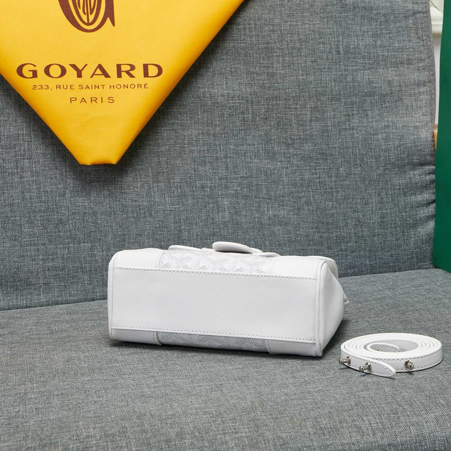 SAIGON SOUPLE MINI BAG WHITE CANVAS Amelia