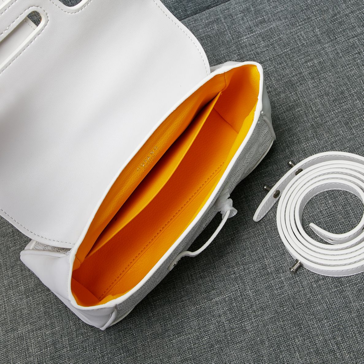 SAIGON SOUPLE MINI BAG WHITE CANVAS Amelia Amelia