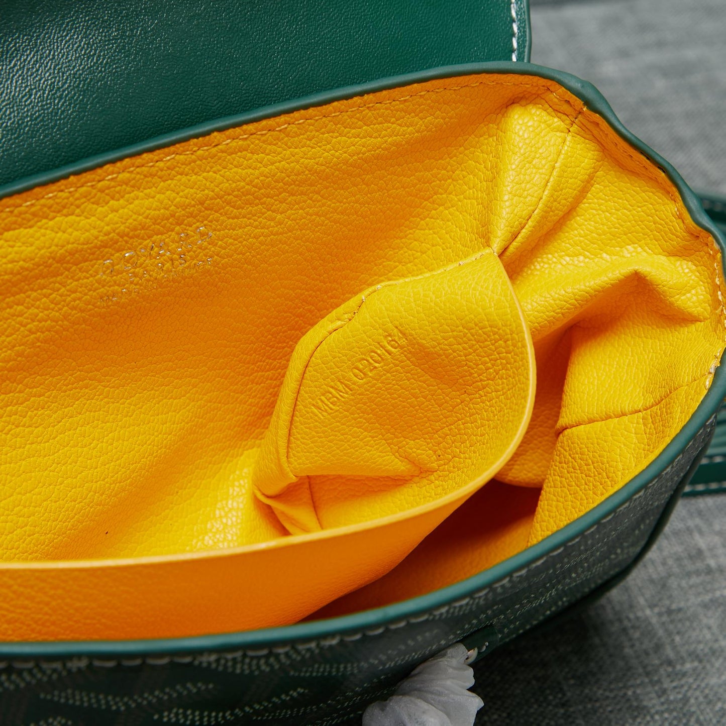 SAIGON SOUPLE MINI BAG GREEN CANVAS Amelia Amelia