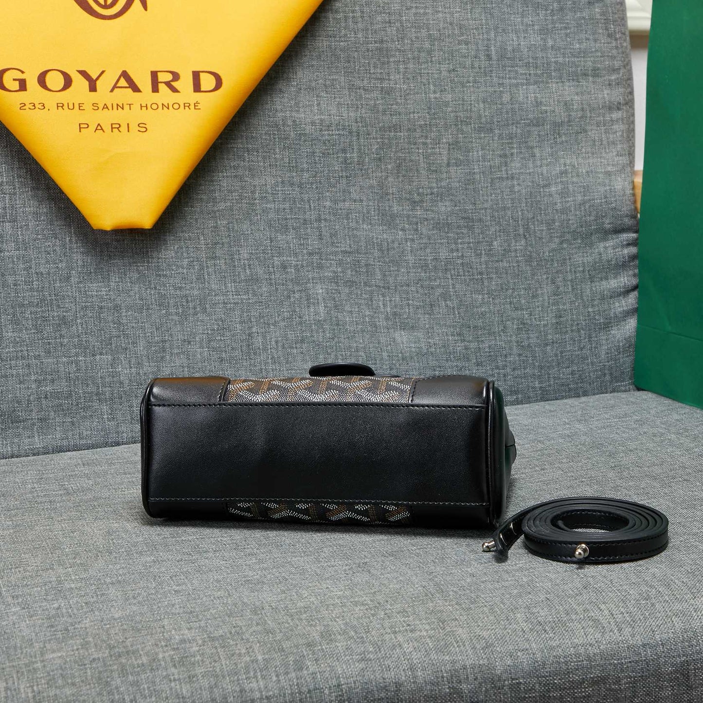 SAIGON SOUPLE MINI BAG BLACK CANVAS Amelia Amelia