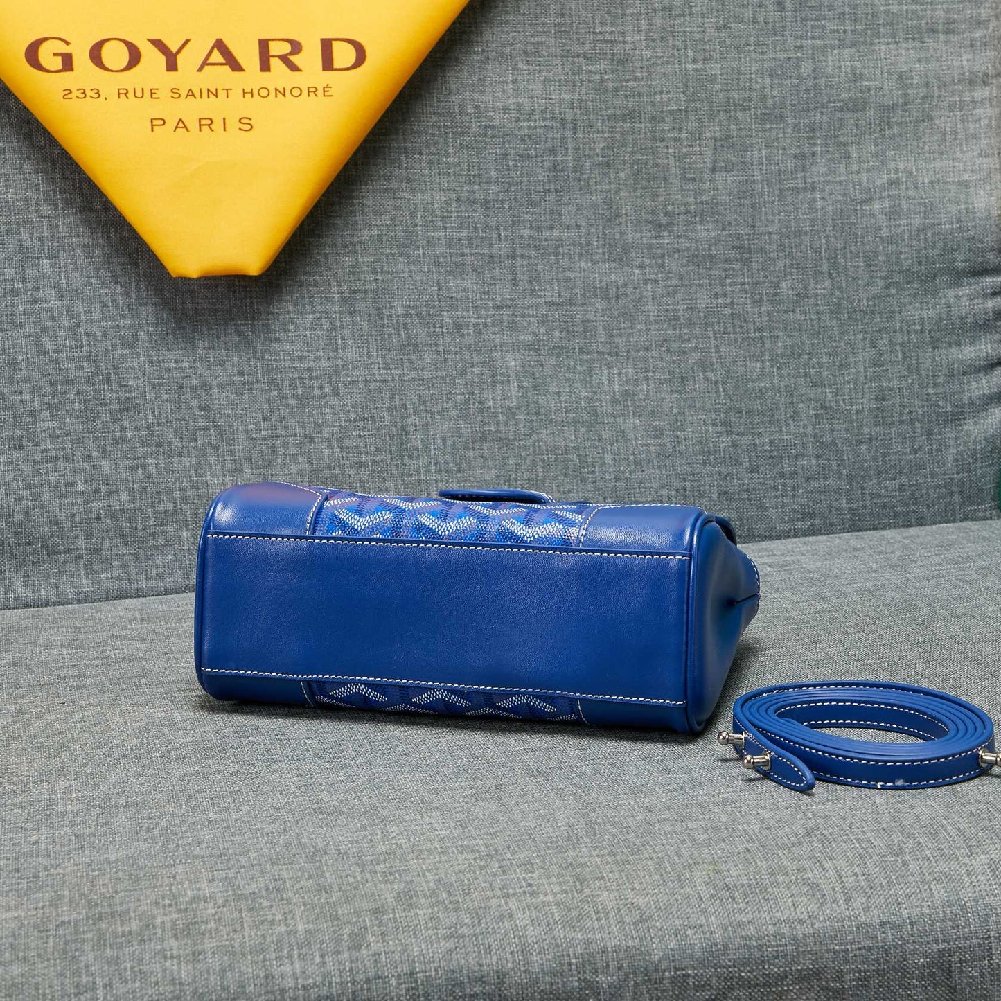 SAIGON SOUPLE MINI BAG BLUE CANVAS Amelia Amelia