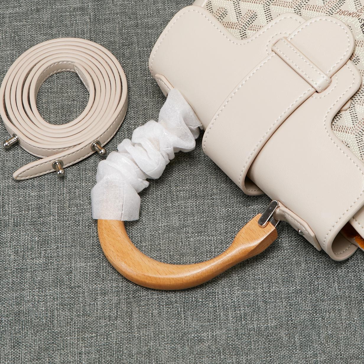 SAIGON SOUPLE MINI BAG DARK WHITE CANVAS Amelia Amelia