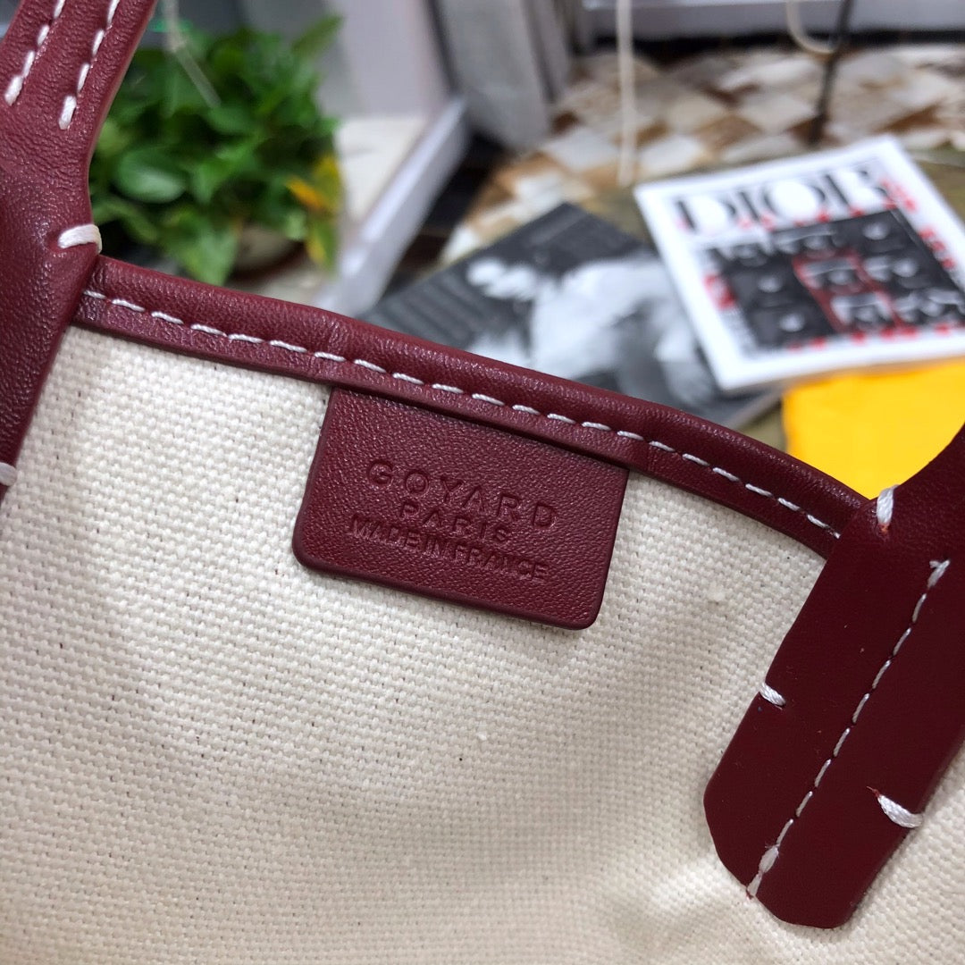GOYA POITIERS 22X18X24CM BURGUNDY CANVAS Amelia Amelia