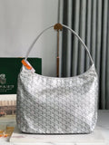 HOBO BOHEME 42CM LIGHT GREY CANVAS Amelia