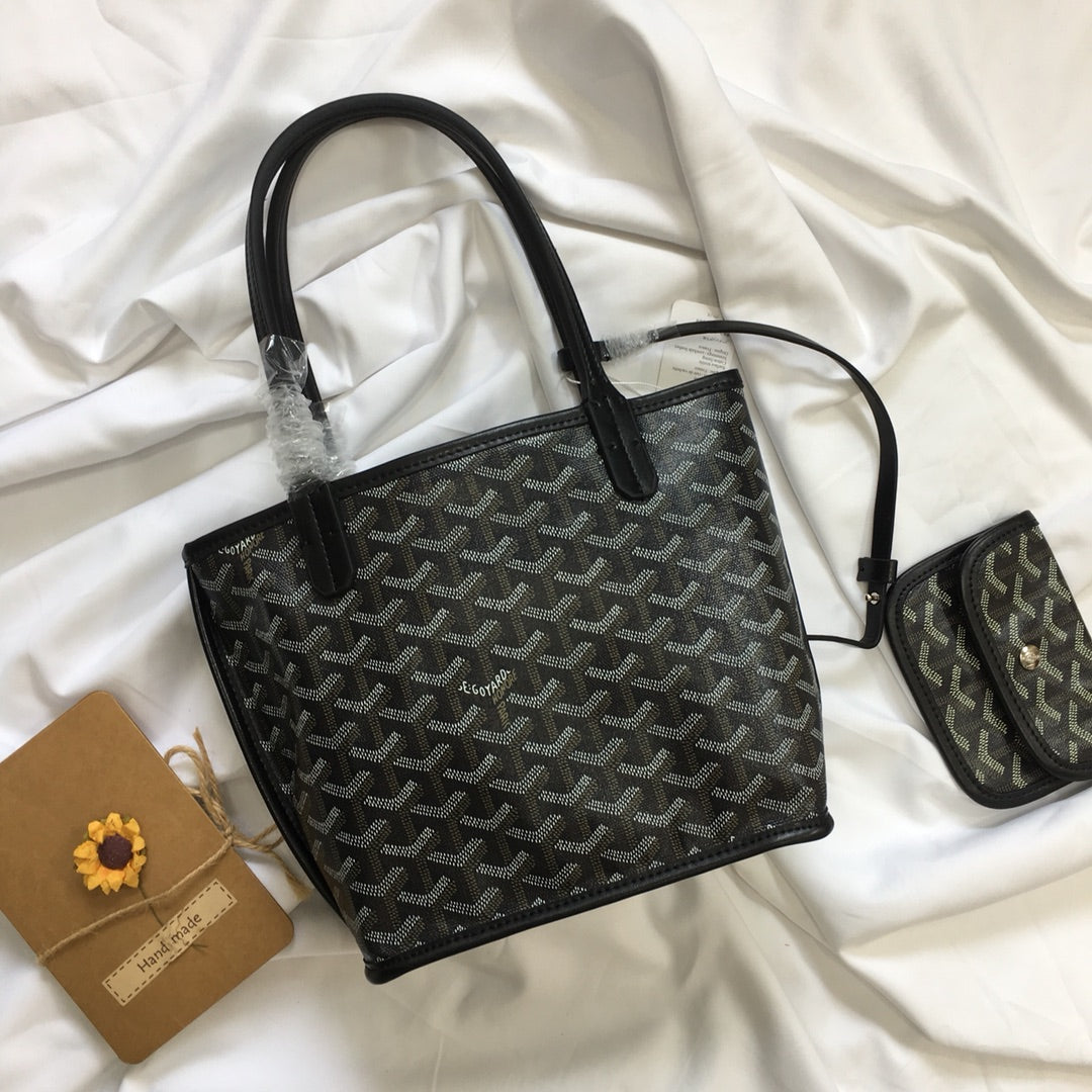 MINI HOBO BOHEME 38CM BLACK CANVAS Amelia Amelia