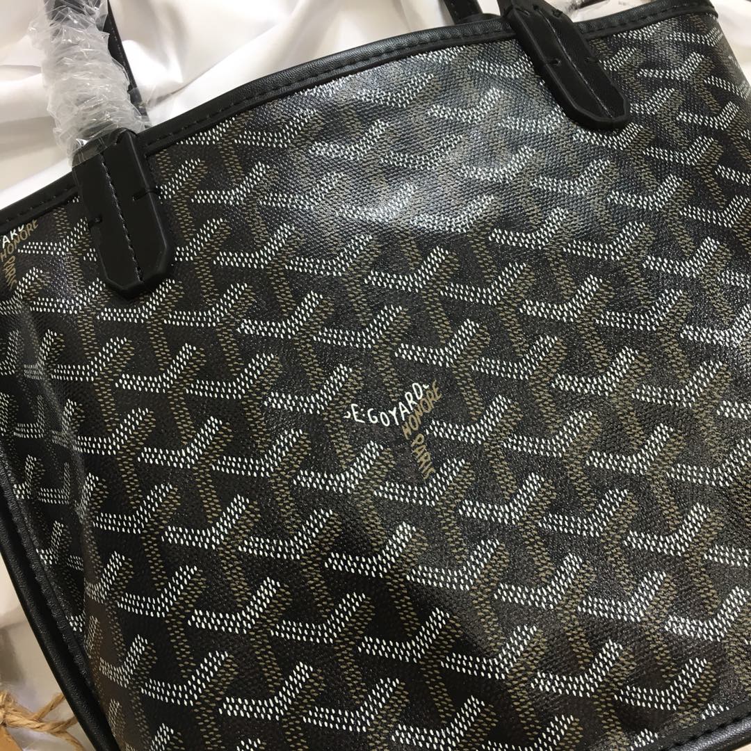 MINI HOBO BOHEME 38CM BLACK CANVAS Amelia