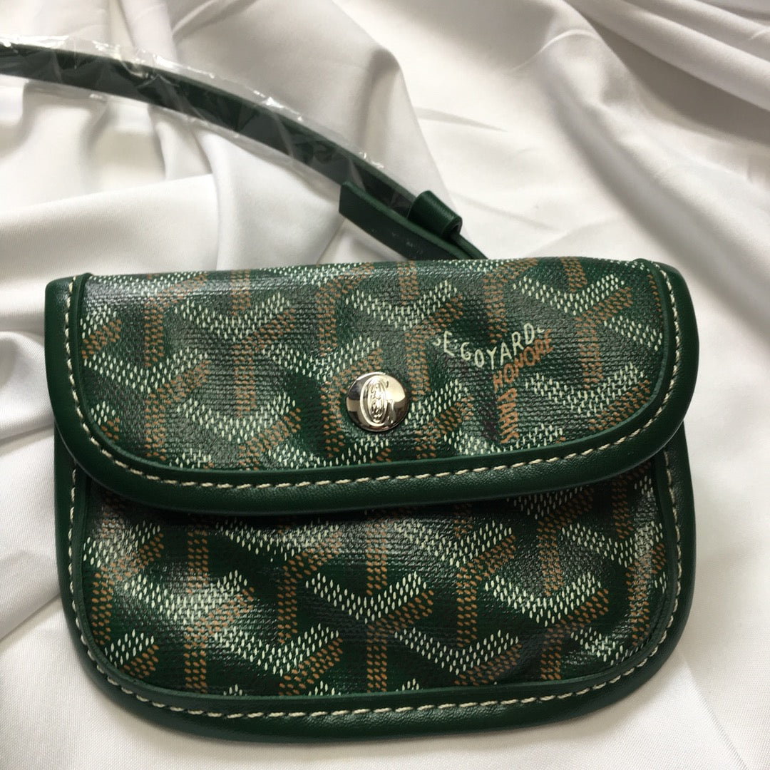 MINI HOBO BOHEME 38CM GREEN CANVAS Amelia Amelia