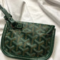 MINI HOBO BOHEME 38CM GREEN CANVAS Amelia Amelia