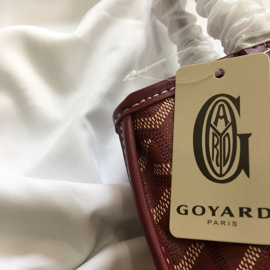 MINI HOBO BOHEME 38CM BURGUNDY CANVAS Amelia
