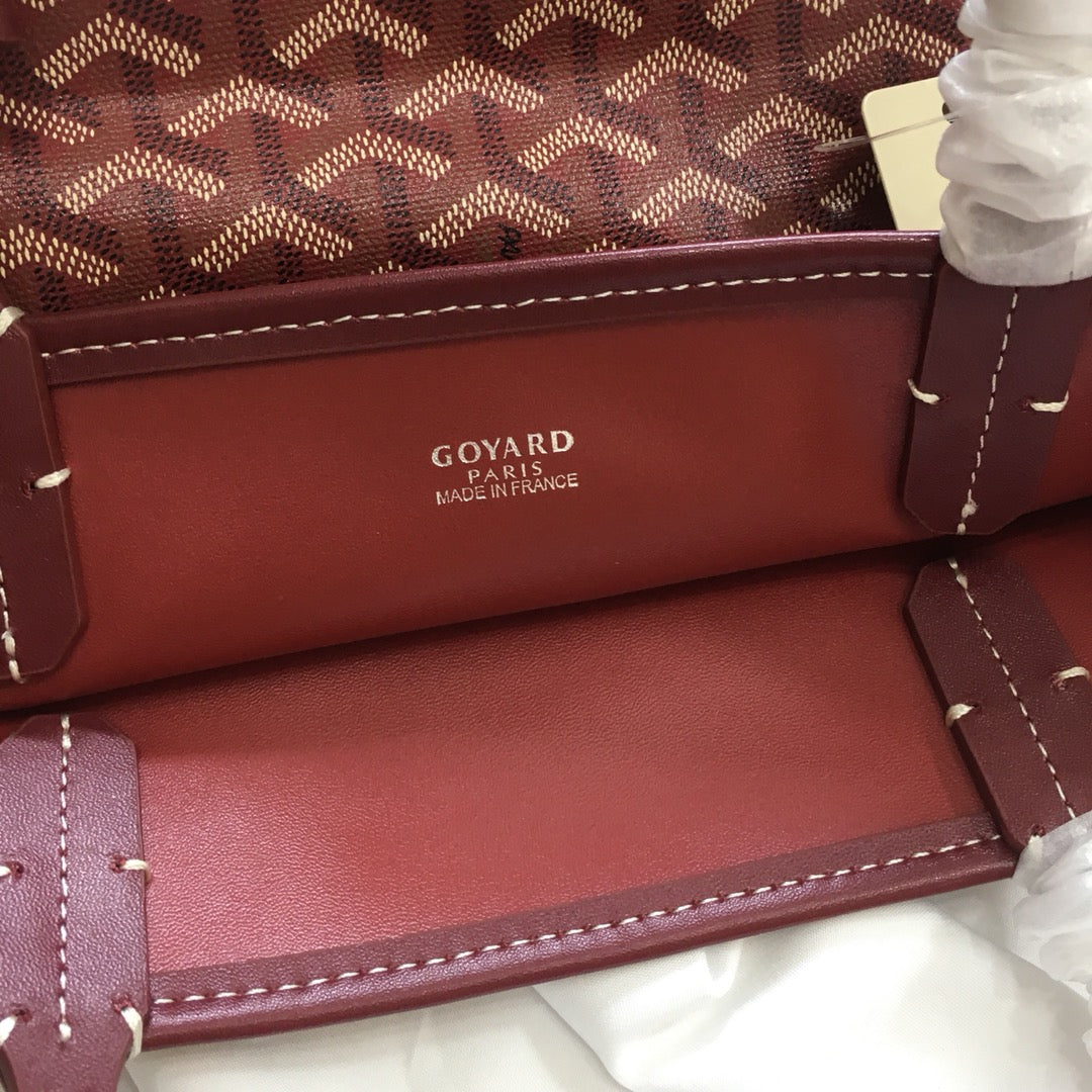 MINI HOBO BOHEME 38CM BURGUNDY CANVAS Amelia
