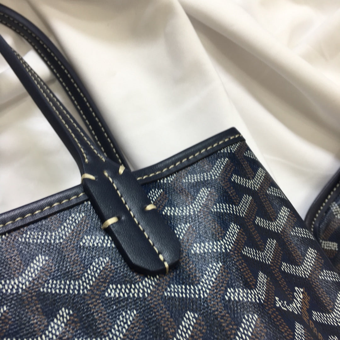 MINI HOBO BOHEME 38CM NAVY BLUE CANVAS Amelia Amelia