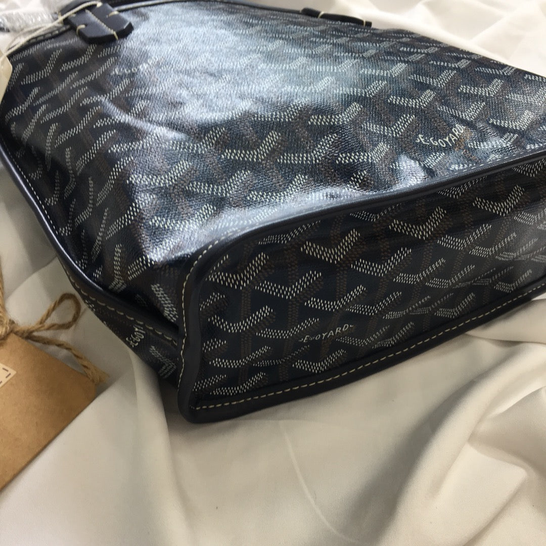 MINI HOBO BOHEME 38CM NAVY BLUE CANVAS Amelia Amelia
