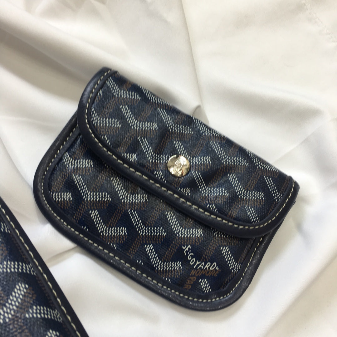 MINI HOBO BOHEME 38CM NAVY BLUE CANVAS Amelia