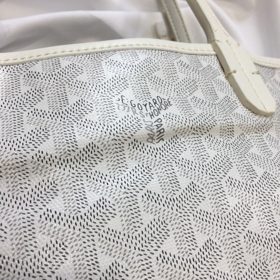MINI HOBO BOHEME 38CM WHITE CANVAS Amelia Amelia