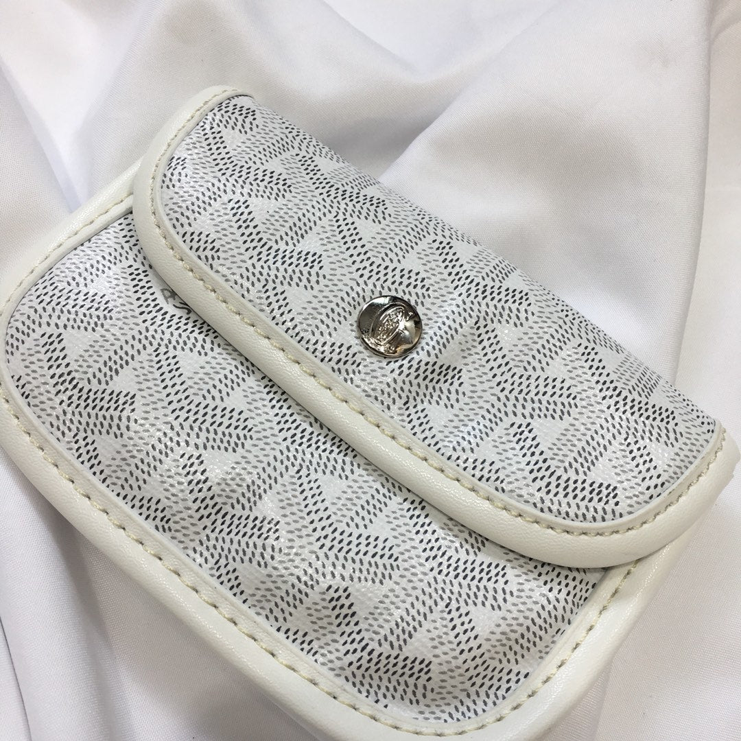 MINI HOBO BOHEME 38CM WHITE CANVAS Amelia Amelia