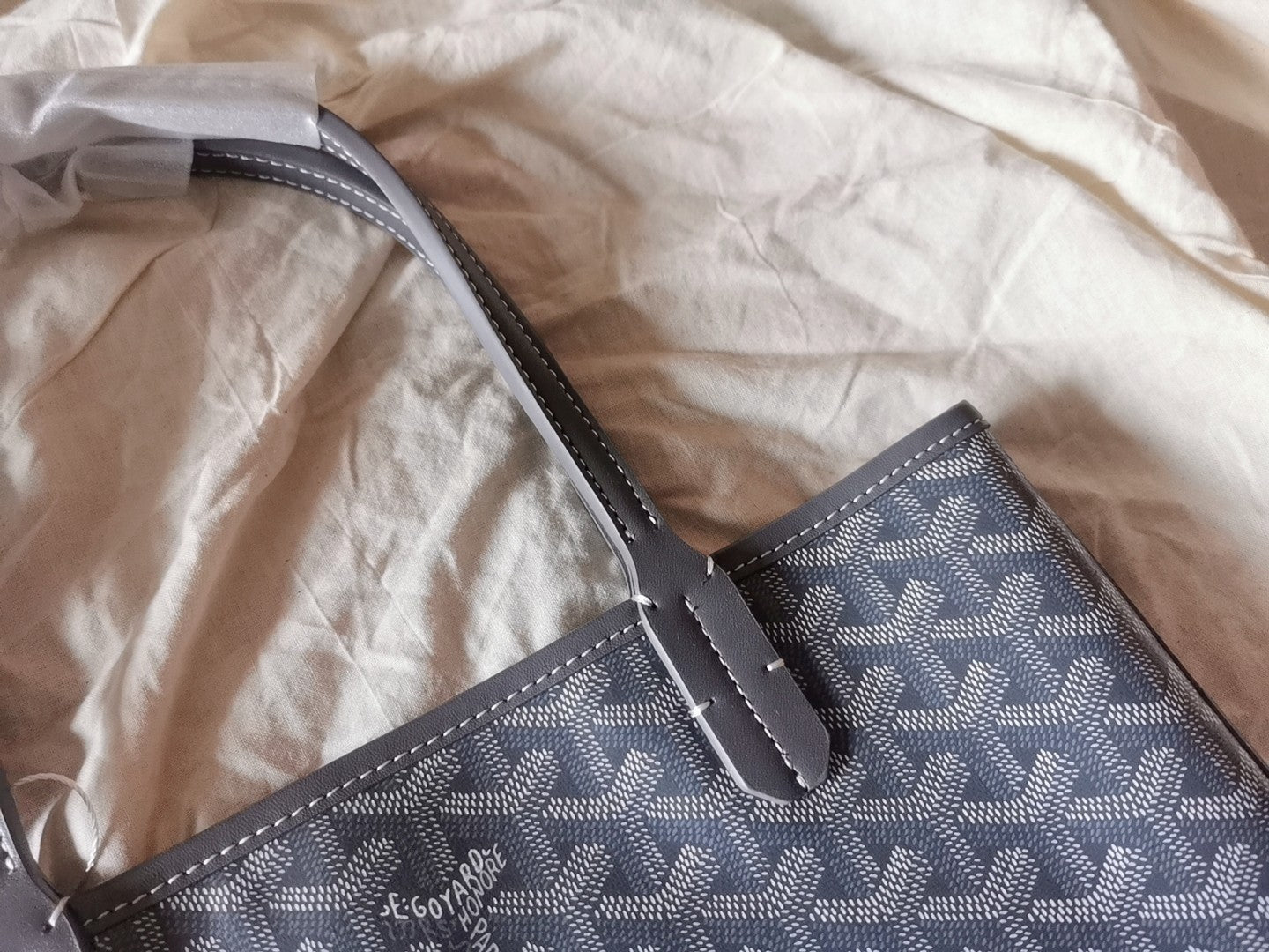 MINI HOBO BOHEME 38CM GREY CANVAS Amelia Amelia