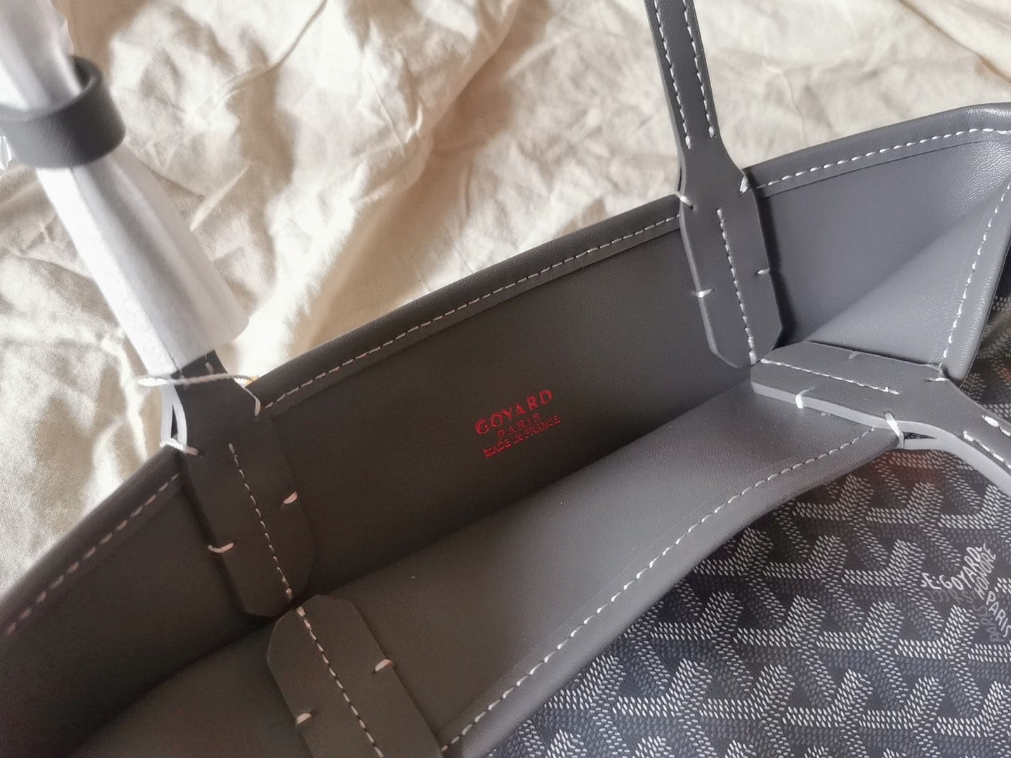 MINI HOBO BOHEME 38CM GREY CANVAS Amelia Amelia