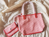 MINI HOBO BOHEME 38CM PINK CANVAS Amelia Amelia