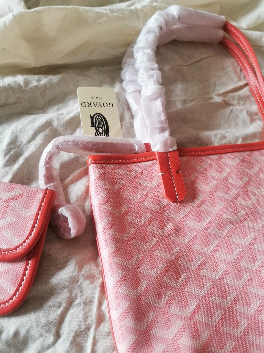 MINI HOBO BOHEME 38CM PINK CANVAS Amelia Amelia