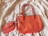MINI HOBO BOHEME 38CM RED CANVAS Amelia Amelia