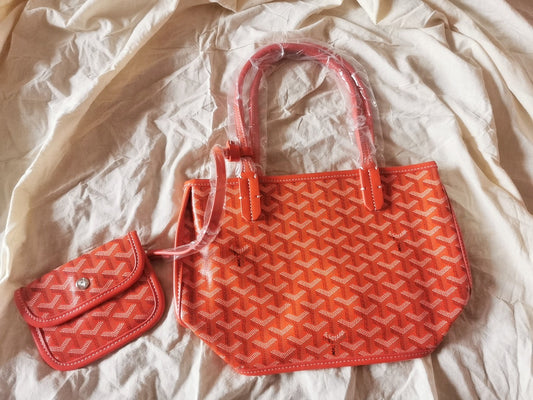 MINI HOBO BOHEME 38CM RED CANVAS Amelia