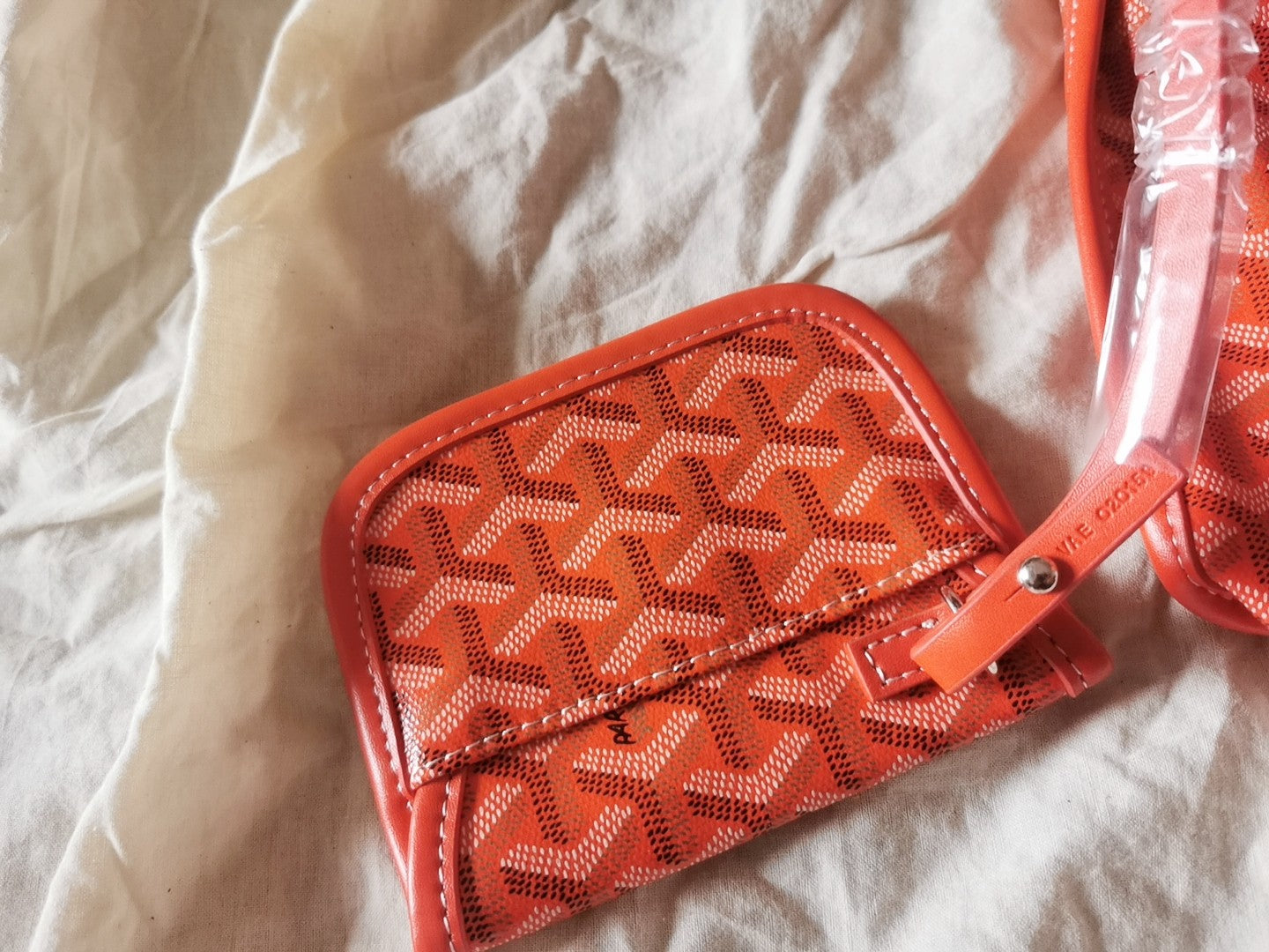 MINI HOBO BOHEME 38CM RED CANVAS Amelia