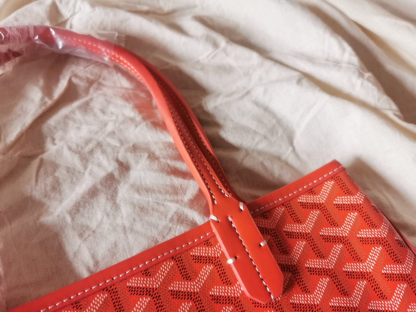 MINI HOBO BOHEME 38CM RED CANVAS Amelia