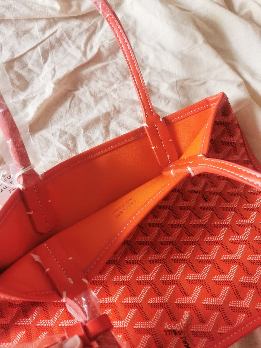 MINI HOBO BOHEME 38CM RED CANVAS Amelia Amelia