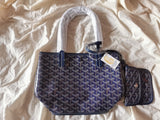 MINI HOBO BOHEME 38CM BLUE CANVAS Amelia