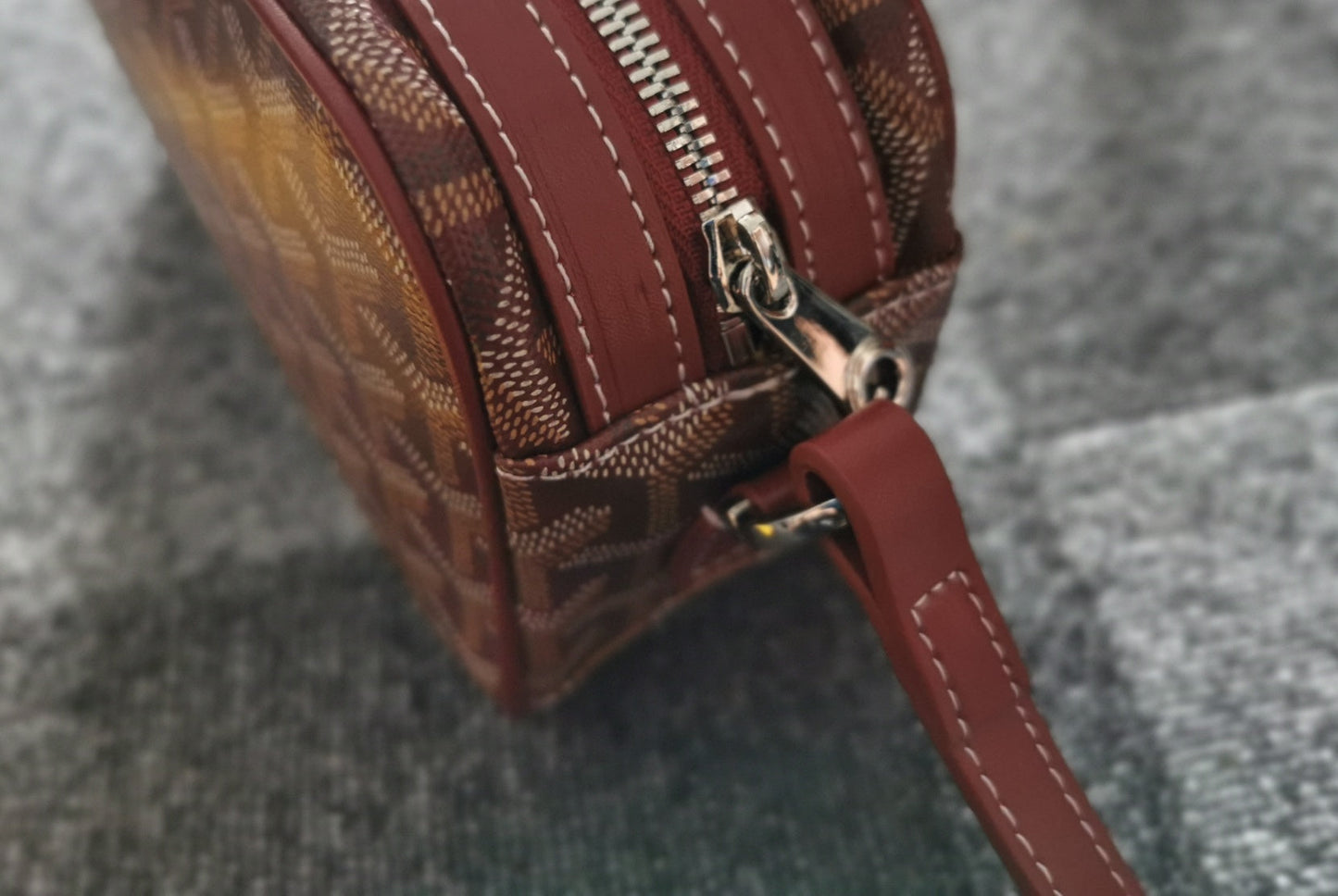 CAP-VERT PM BAG 23X8X14CM BURGUNDY CANVAS Amelia Amelia